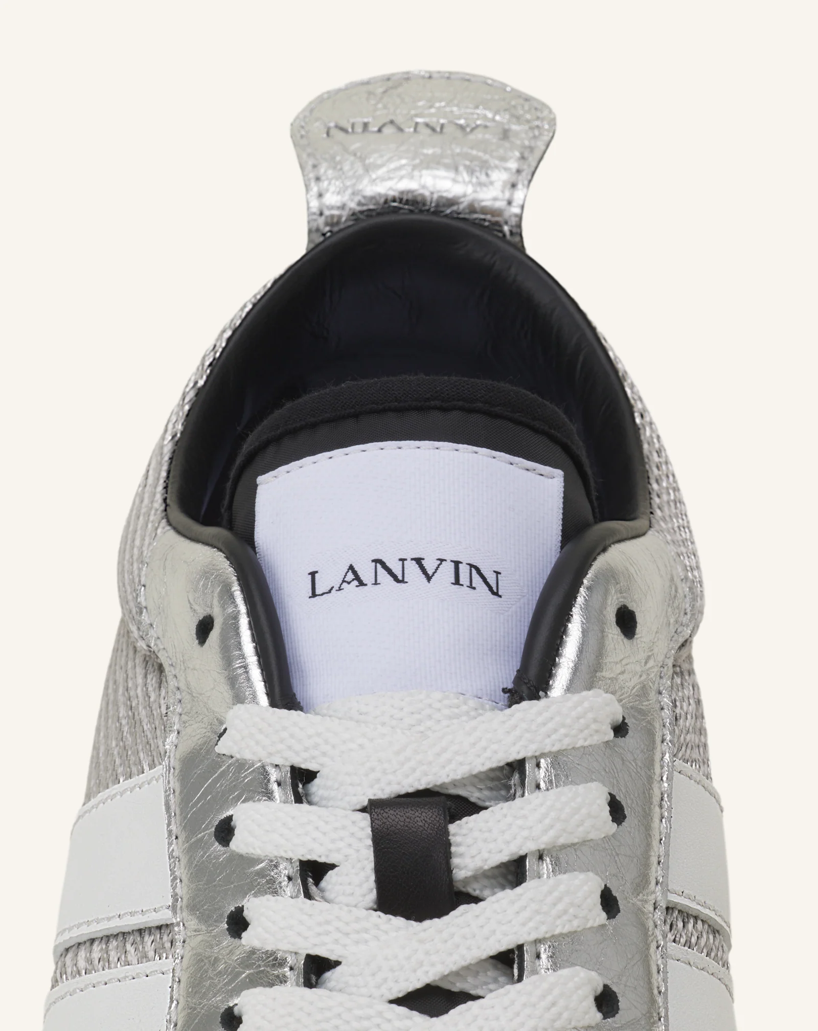 BUMPR SNEAKERS IN CRINKLED METALLIC LEATHER - Image 5