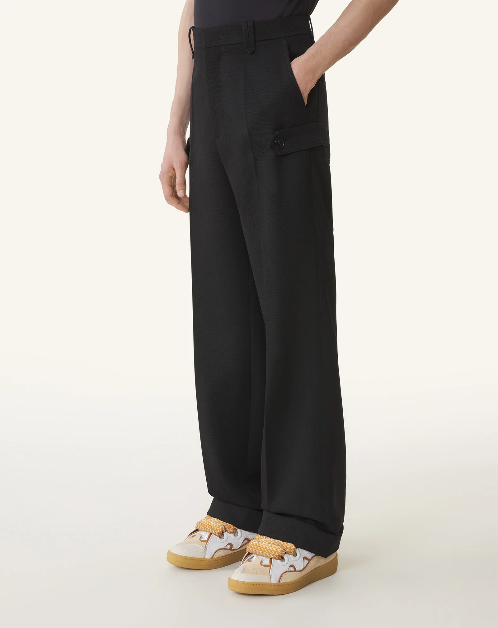LIGHT WOOL CHINO PANTS - Image 3