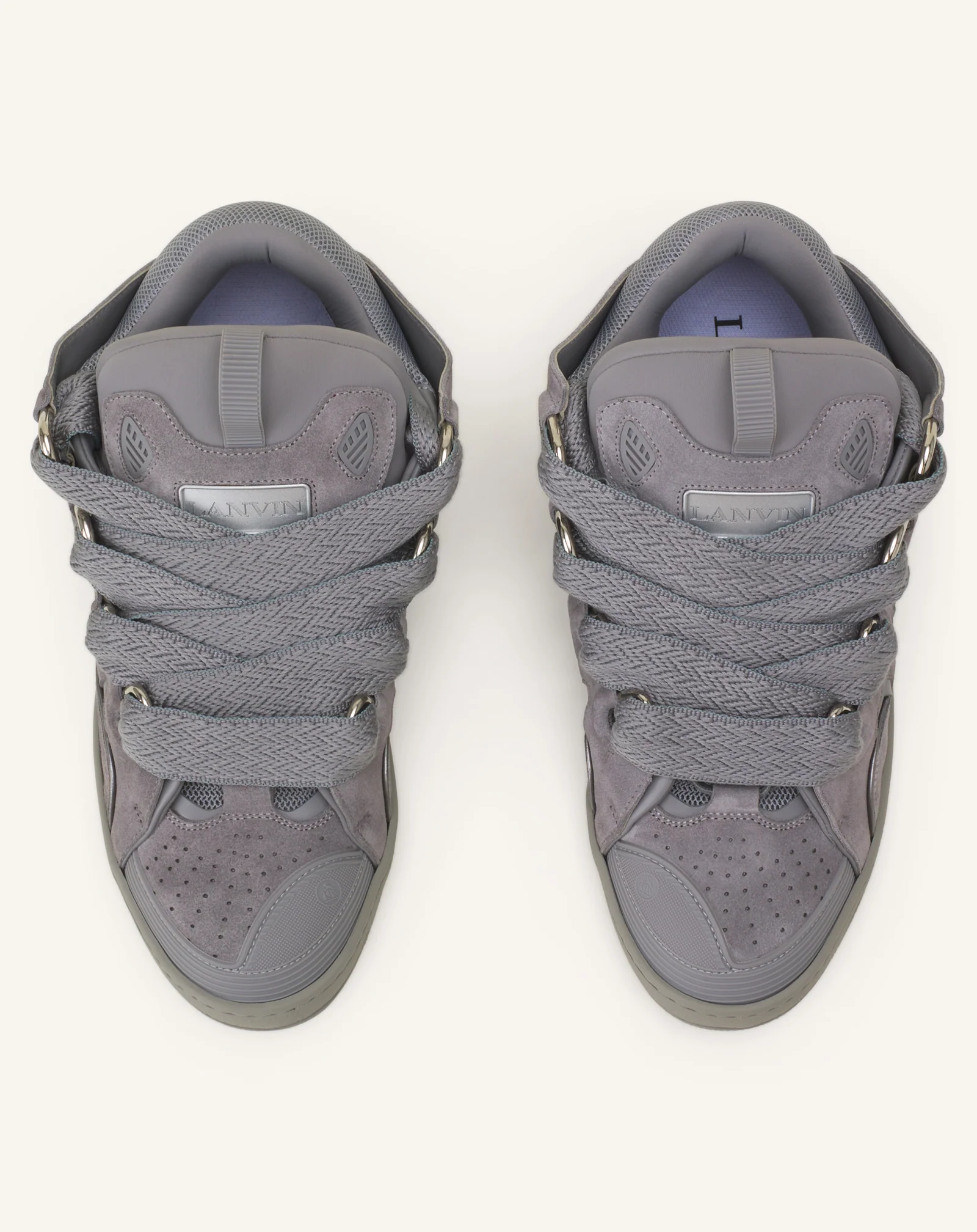CURB SNEAKERS IN MONOCHROME SUEDE - Image 4