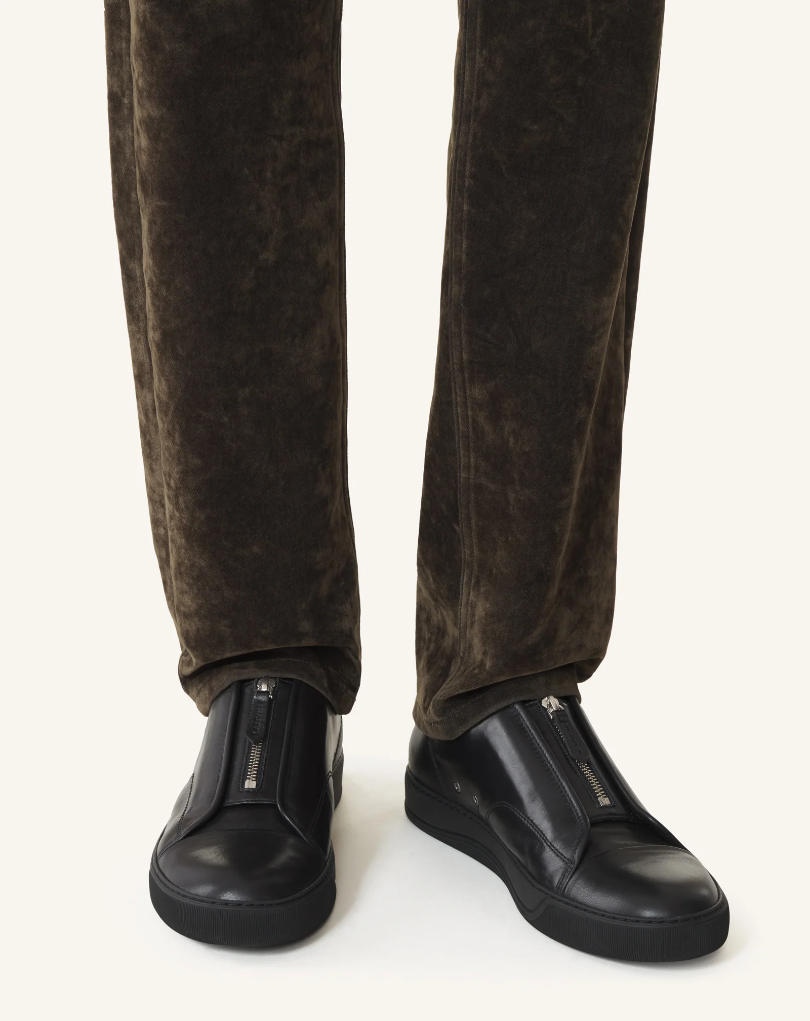 DBB1 ZIP SNEAKERS IN LEATHER - Image 7