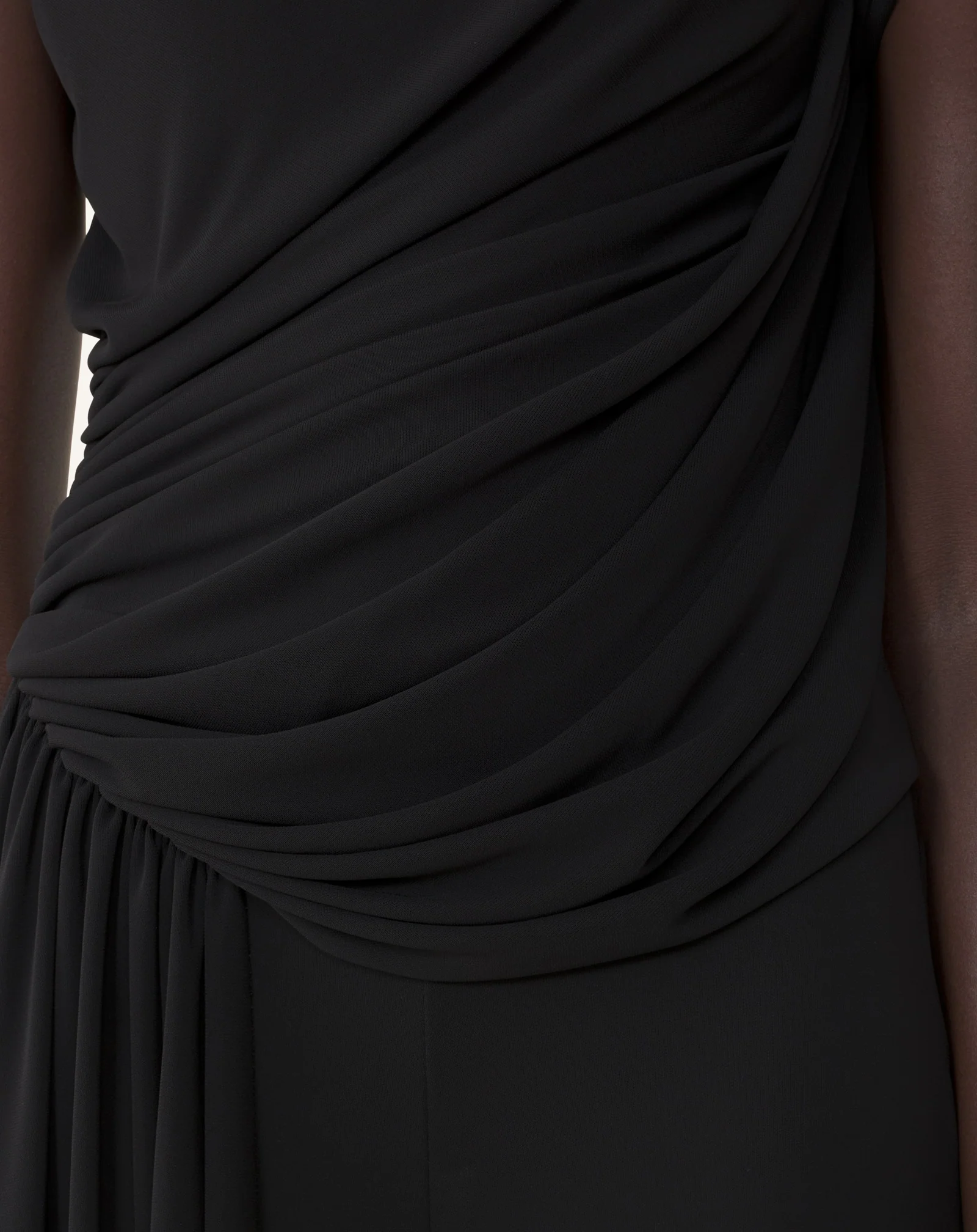DRAPED JUMPSUIT IN CREPE JERSEY - Image 5