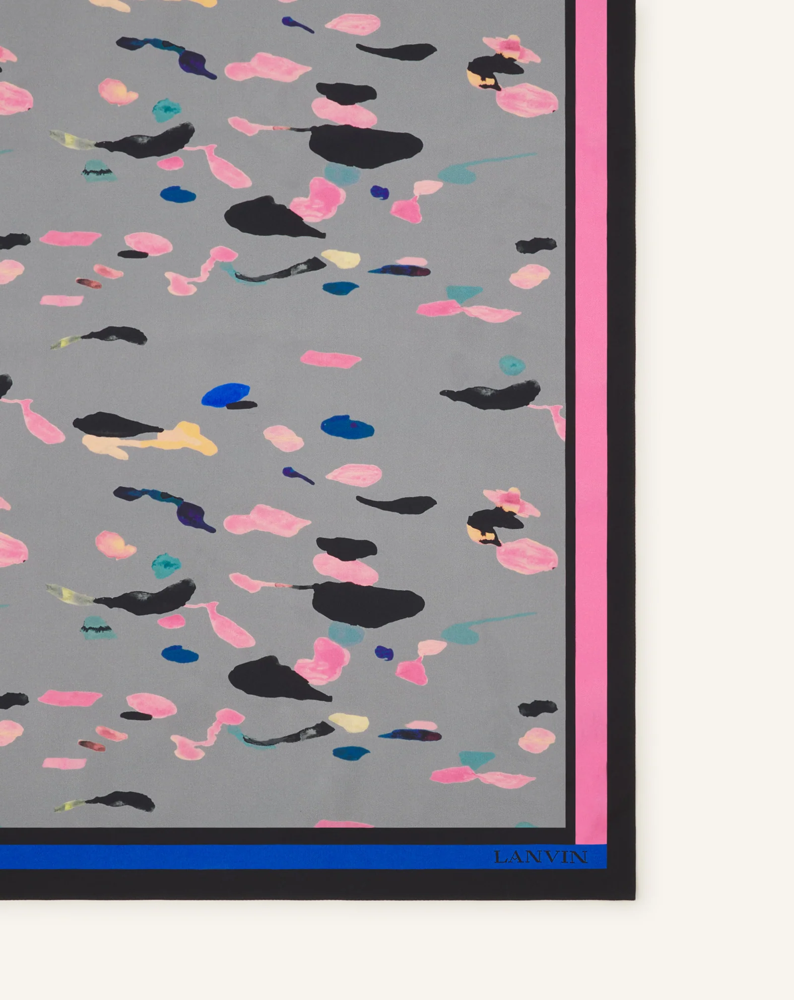 DROP COLOR SILK SCARF - Image 3