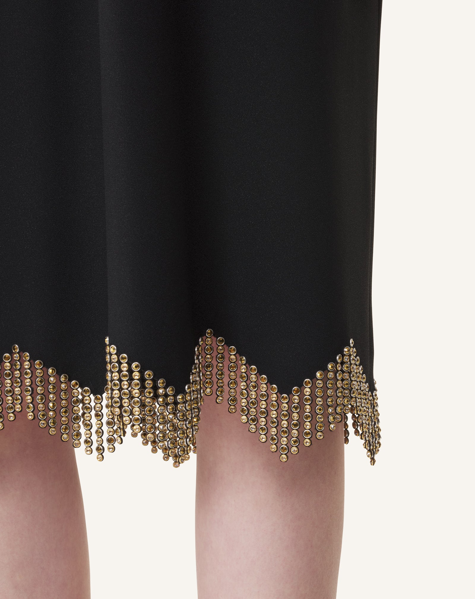 EMBROIDERED BOW DRESS IN SABLÉ - Image 6