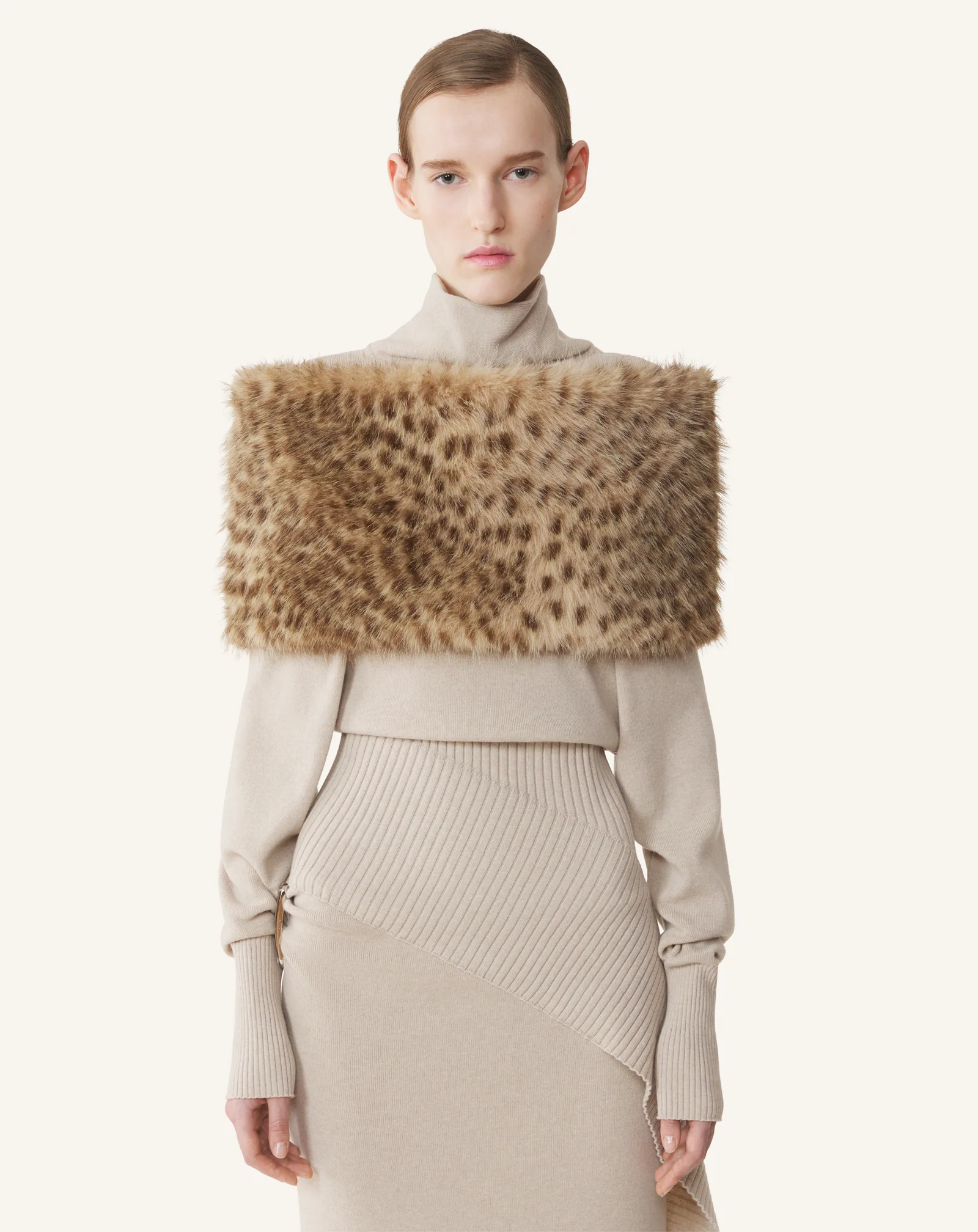 FAUX FUR SCARF - Image 2
