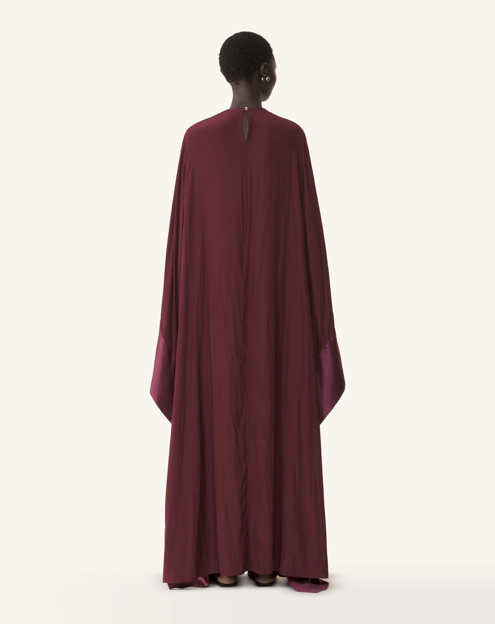 FULL-LENGTH CHARMEUSE DRESS - Image 4