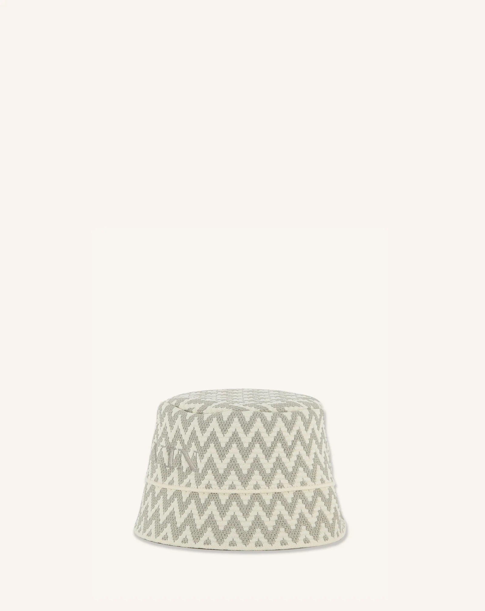 LANVIN BUCKET HAT IN KNIT WITH CURB MOTIF - Image 3
