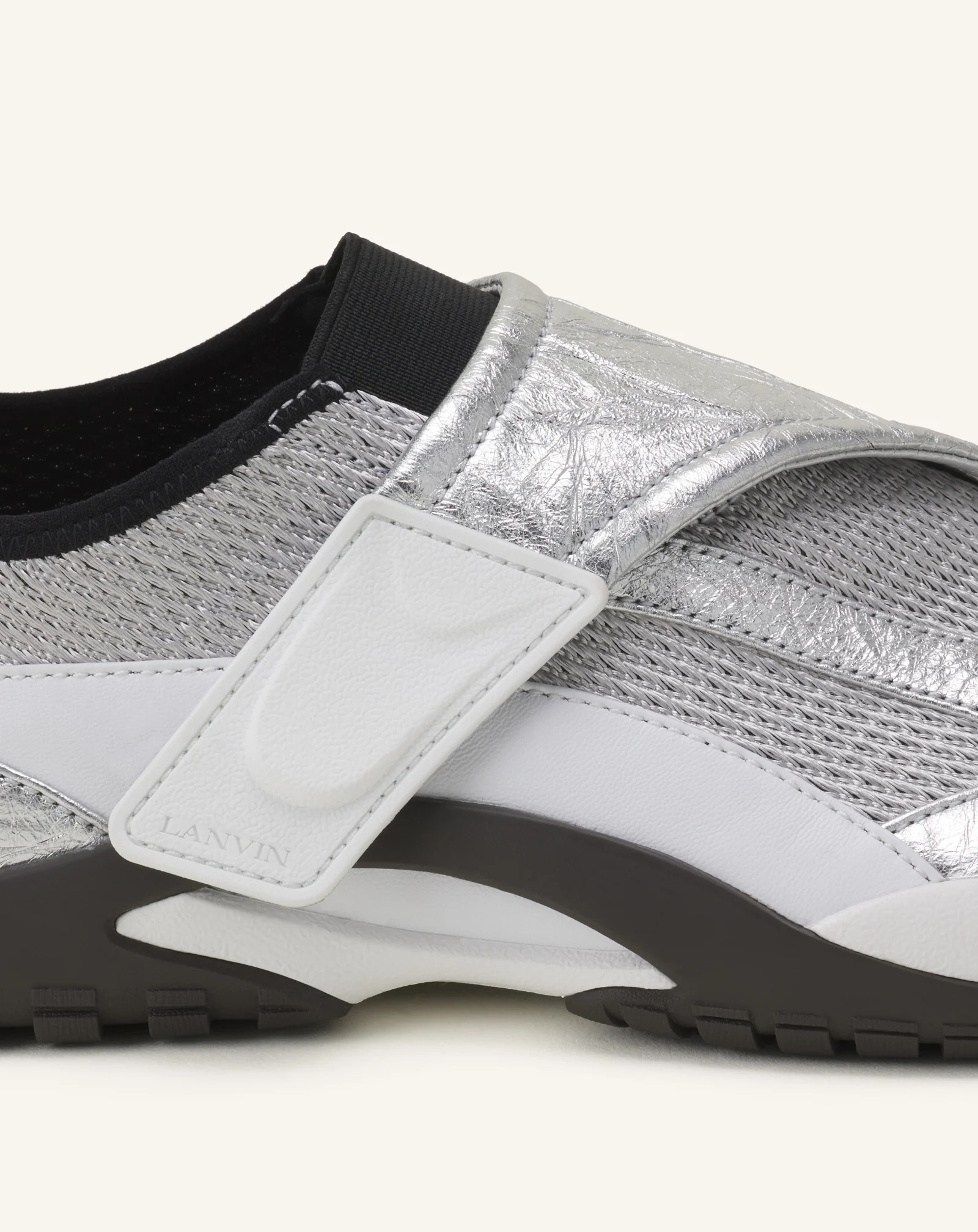 LNV1 SNEAKERS IN CRINKLED METALLIC LEATHER - Image 5