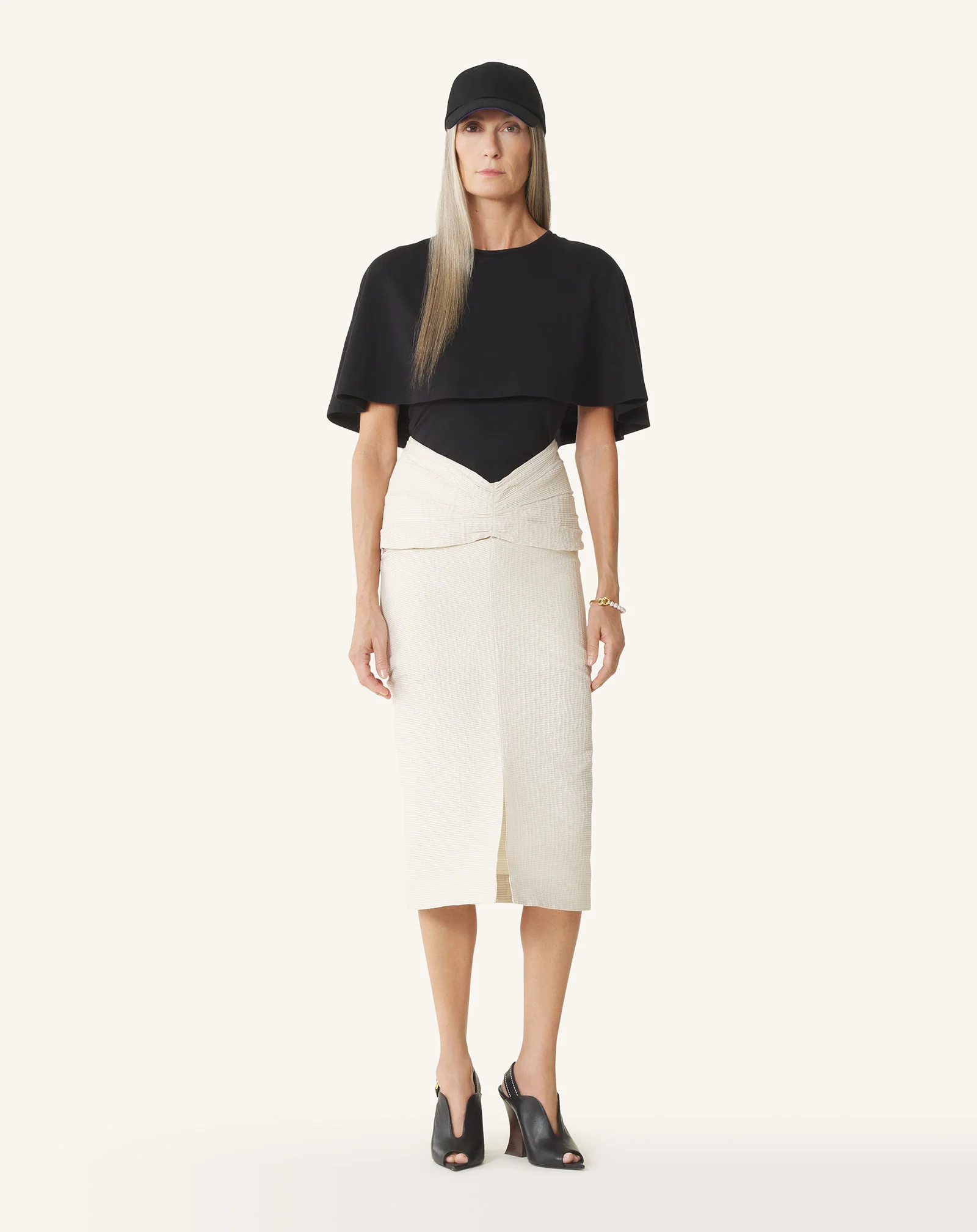 MIDI SKIRT IN JACQUARD - Image 2