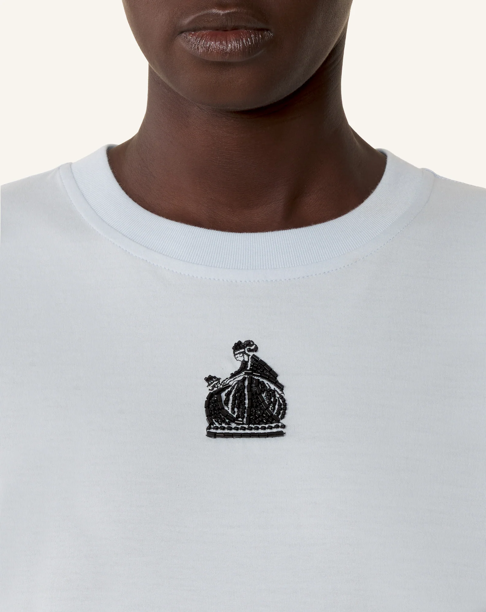 MOTHER AND CHILD EMBROIDERED COTTON JERSEY T-SHIRT - Image 5