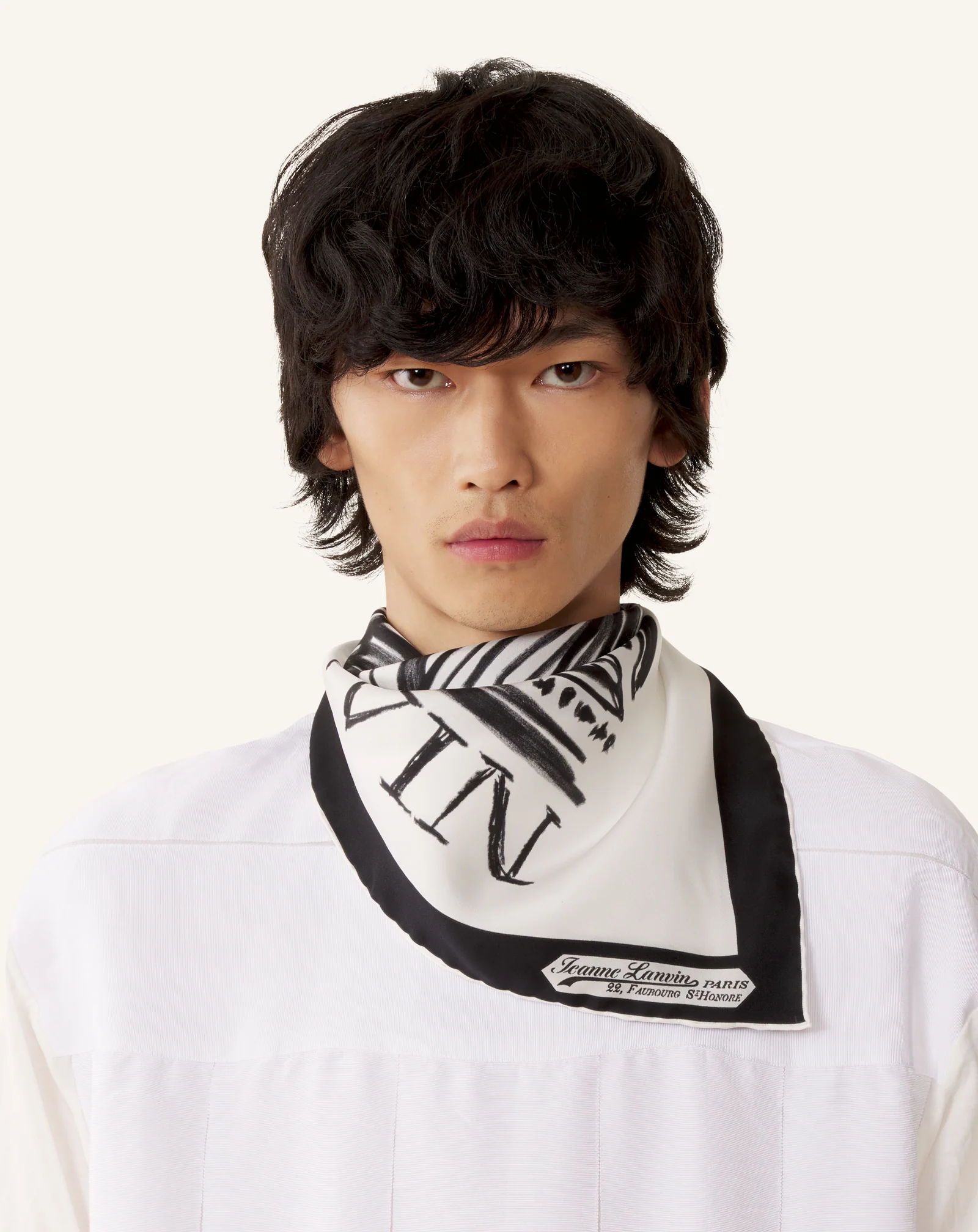 MOTHER & CHILD PRINTED SILK SCARF - Image 4