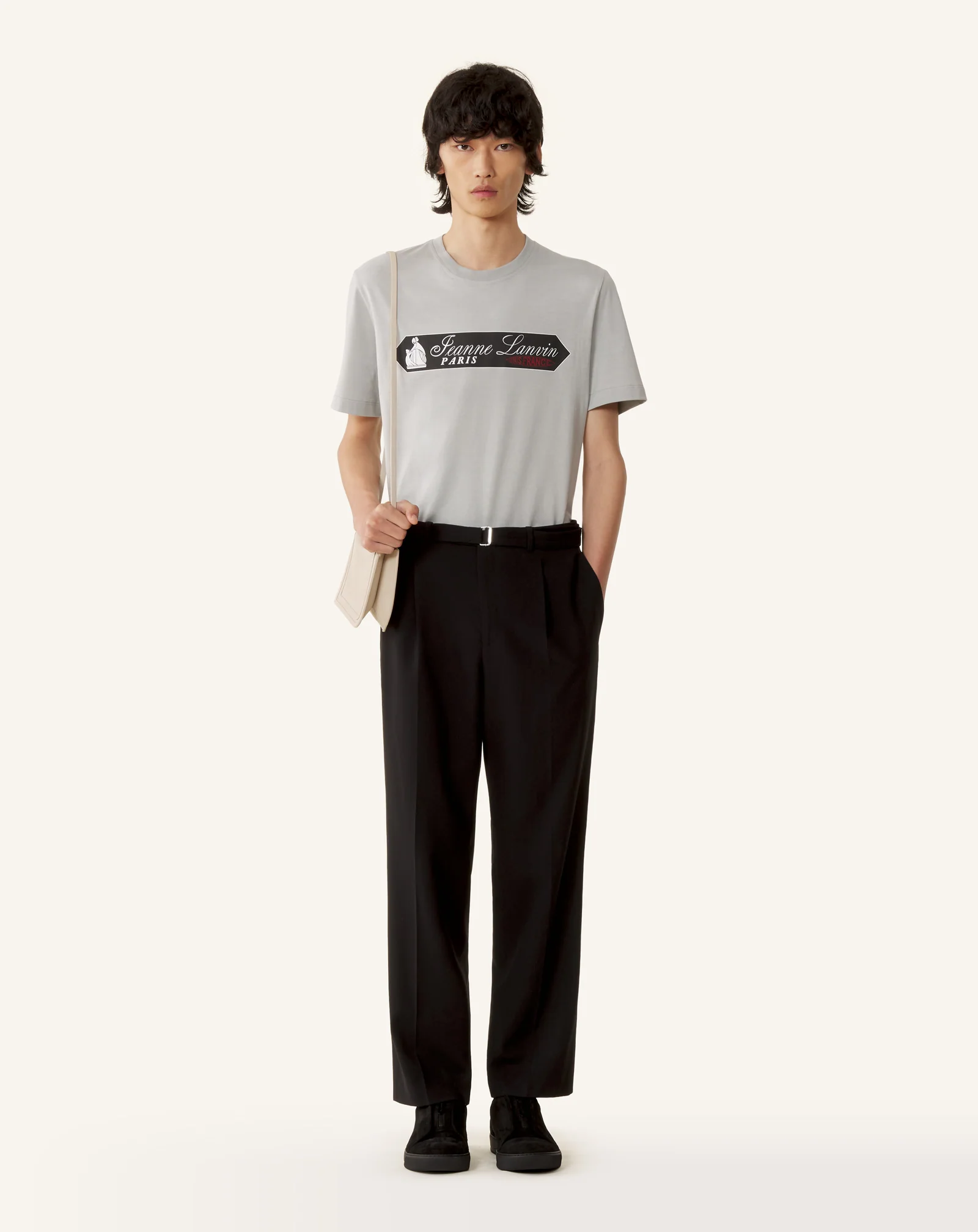 PRINTED LANVIN SIGNATURE LABEL T-SHIRT - Image 2