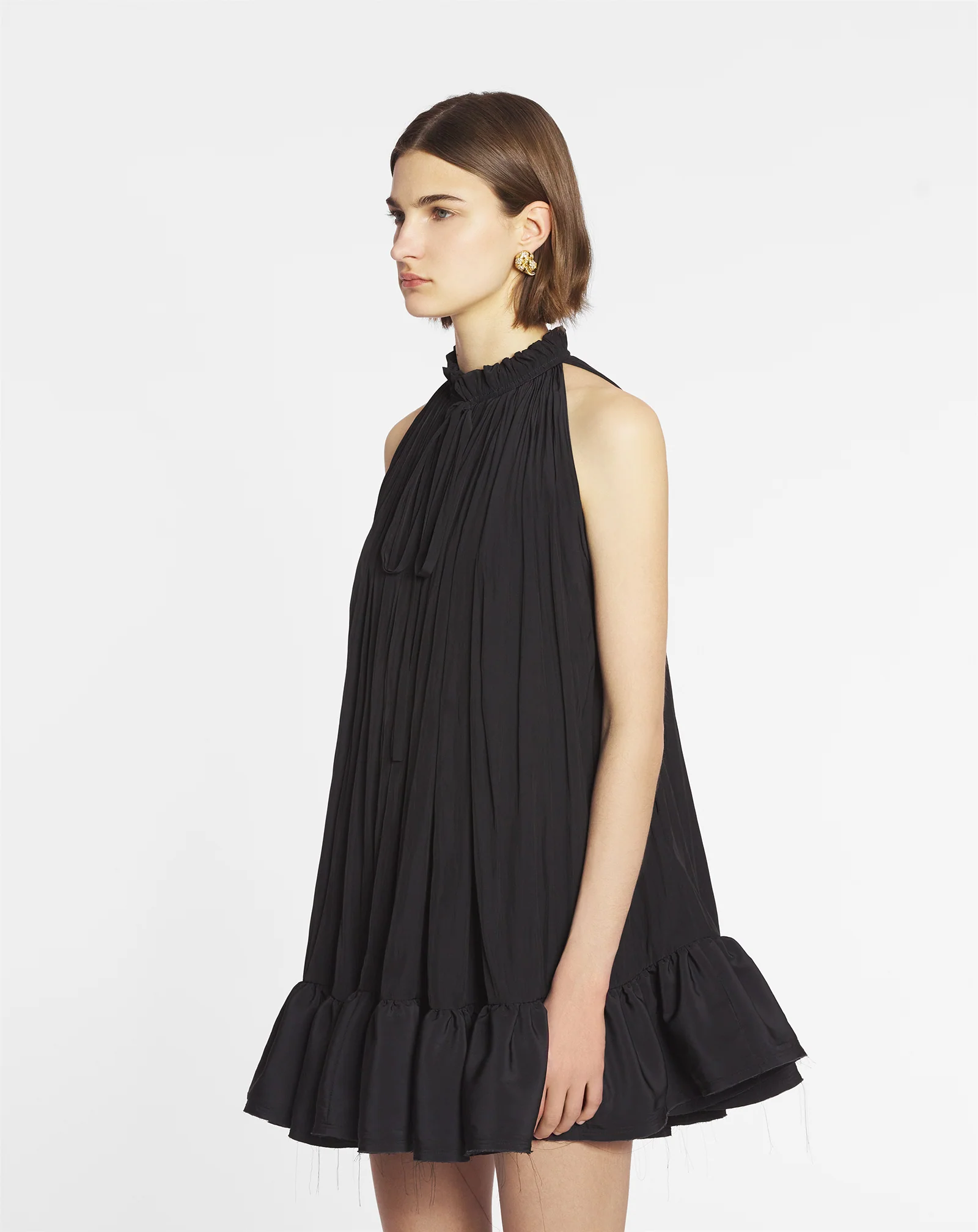 SHORT DRESS WITH RUFFLES - Image 3