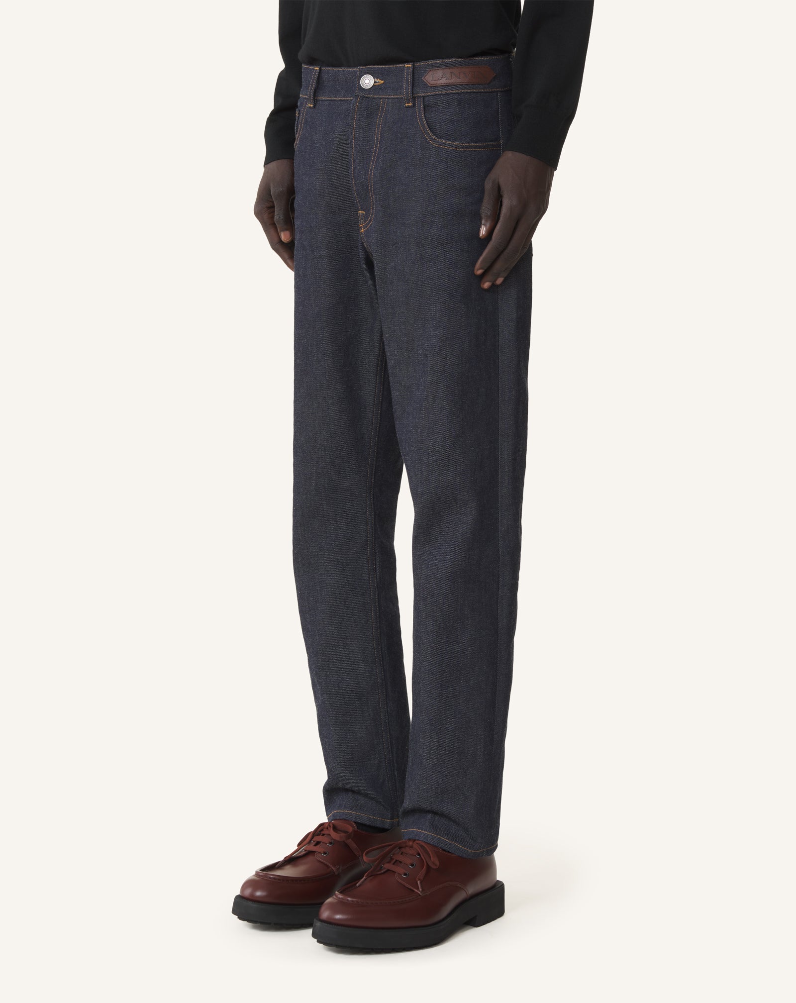 STRAIGHT-LEG DENIM PANTS - Image 3
