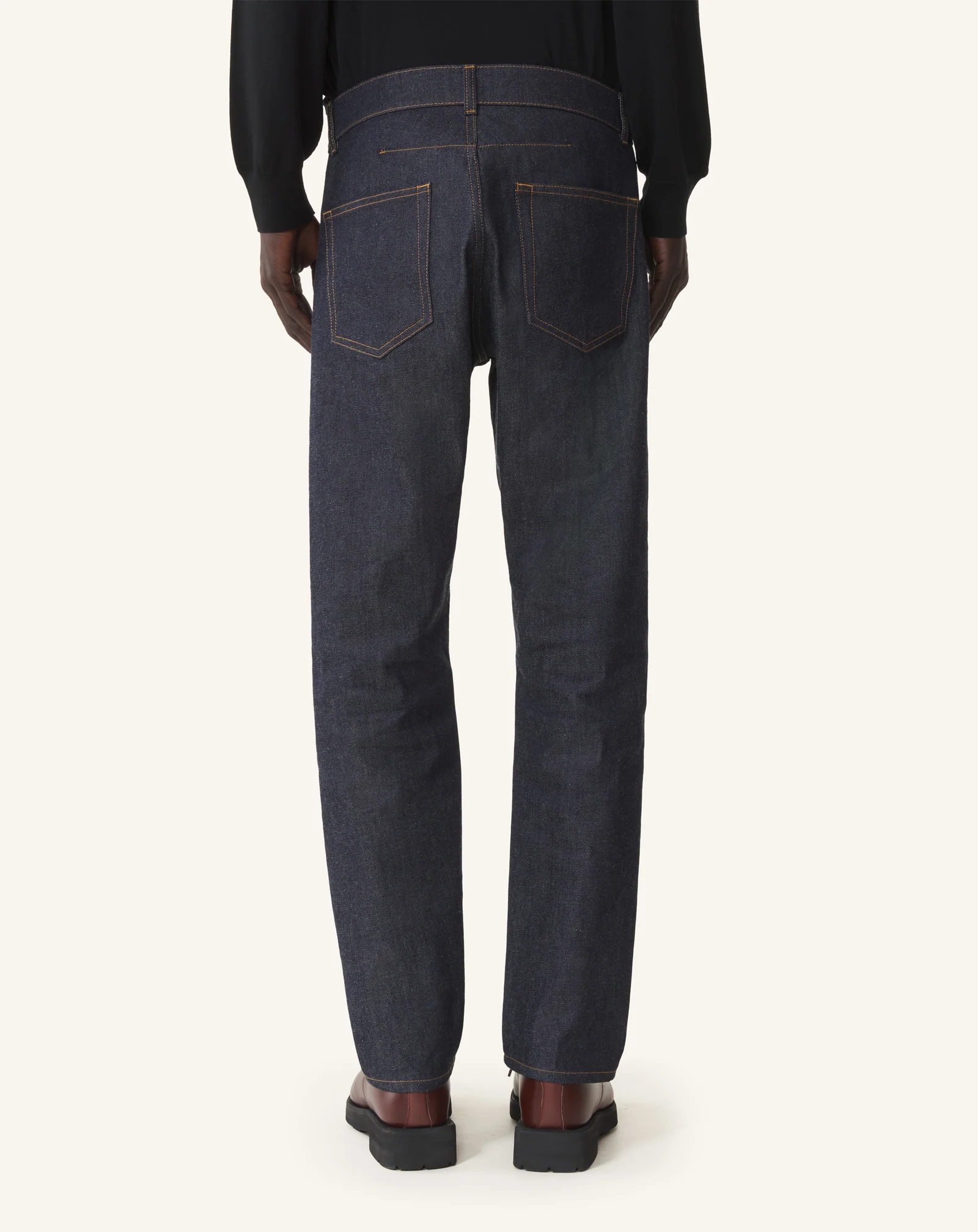 STRAIGHT-LEG DENIM PANTS - Image 4