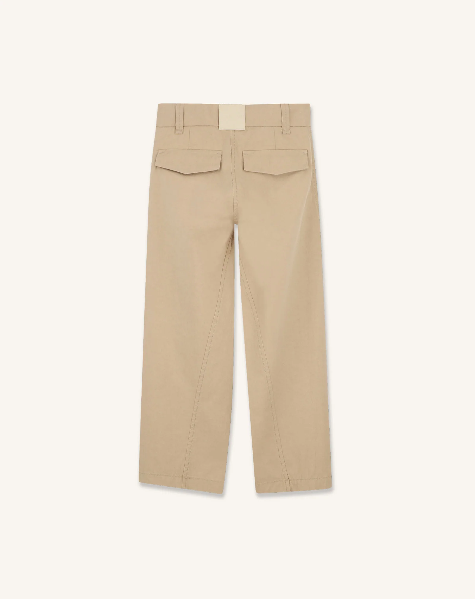 TWISTED STITCH COTTON PANTS - Image 3