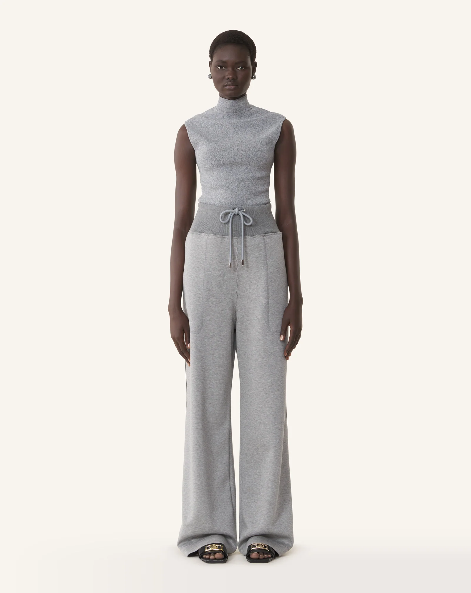 WIDE JOGGING SUIT IN DOUBLE-FACED JERSEY - Image 2