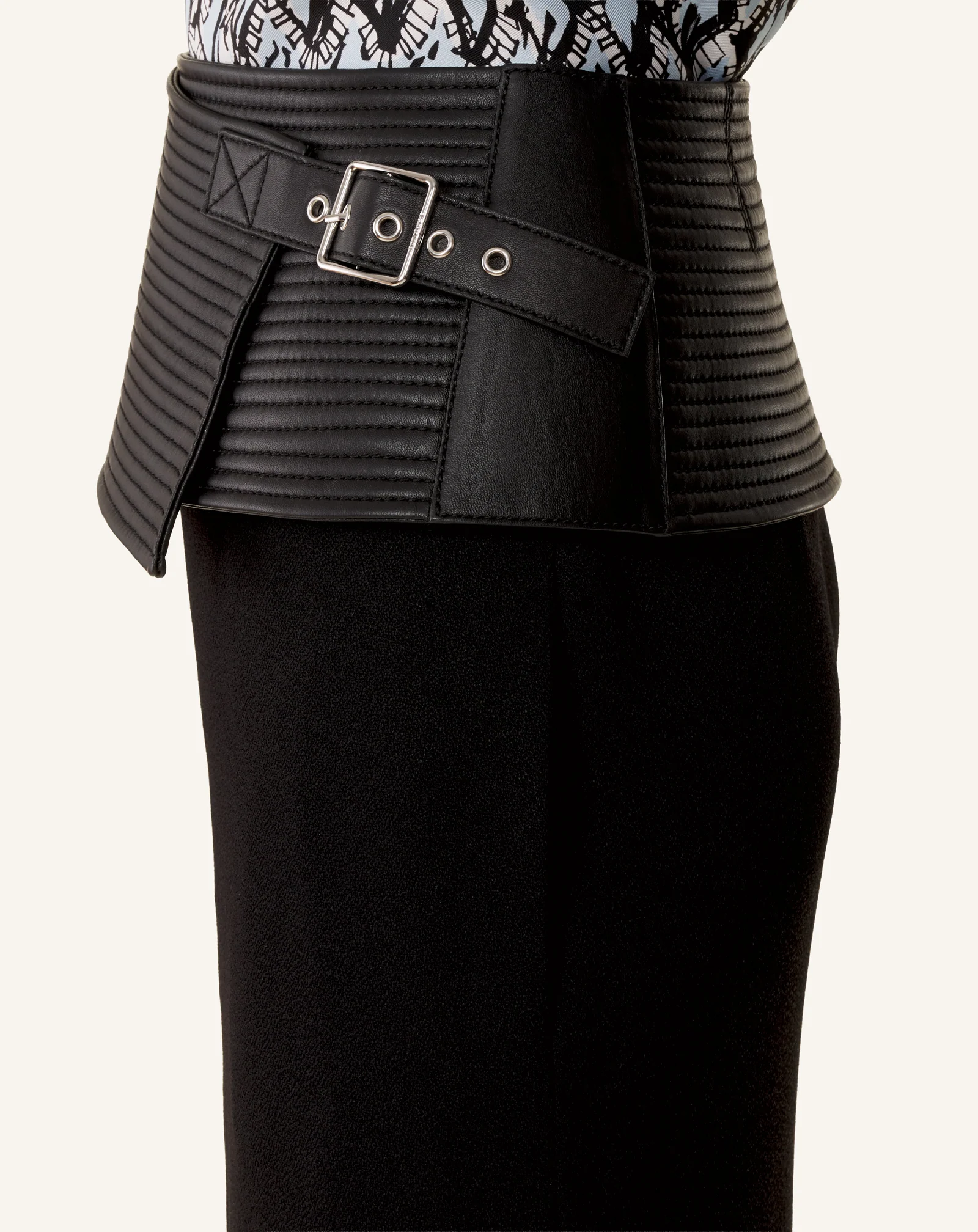 WIDE LEATHER BELT - Image 7