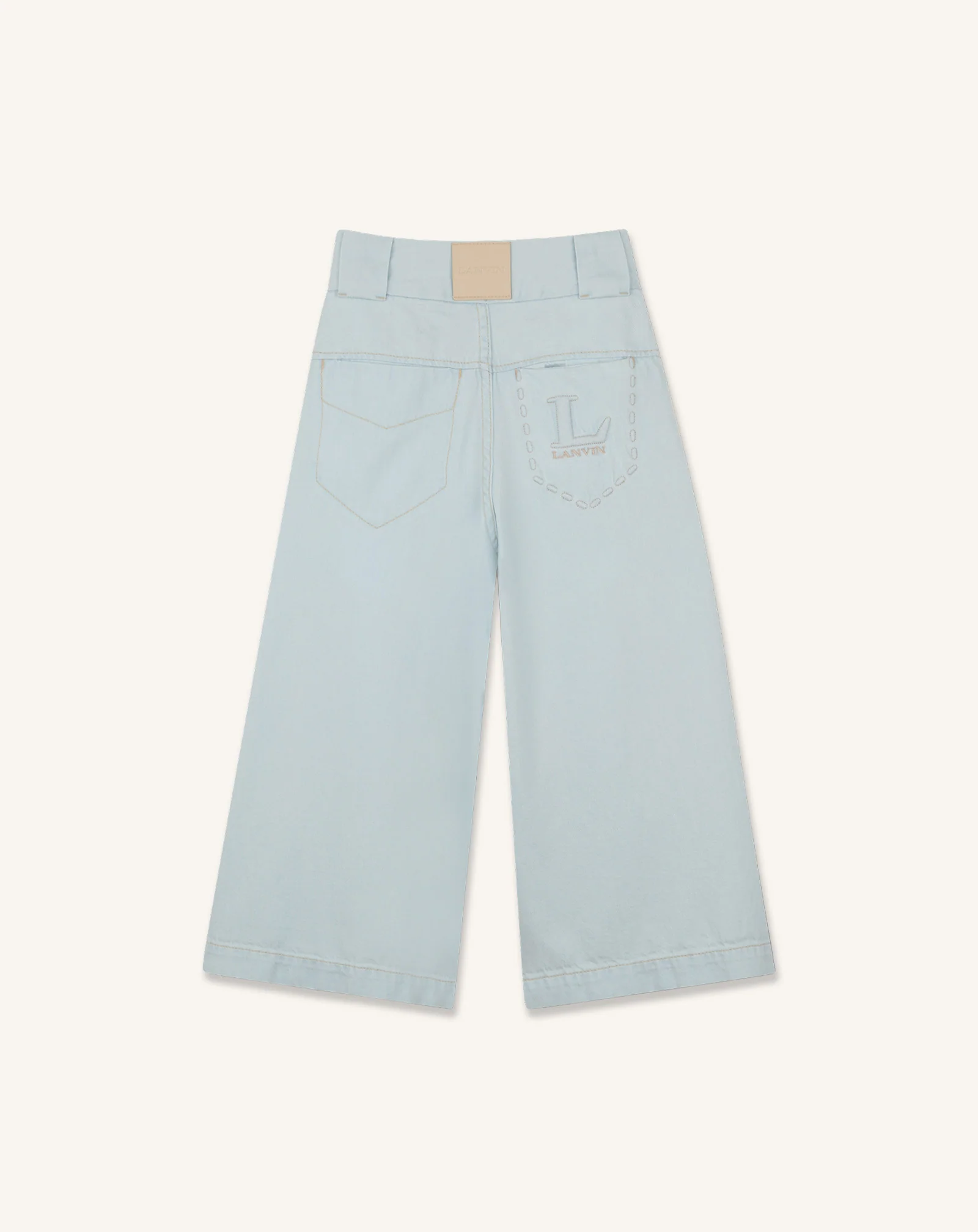 WIDE-LEG DENIM PANTS - Image 3