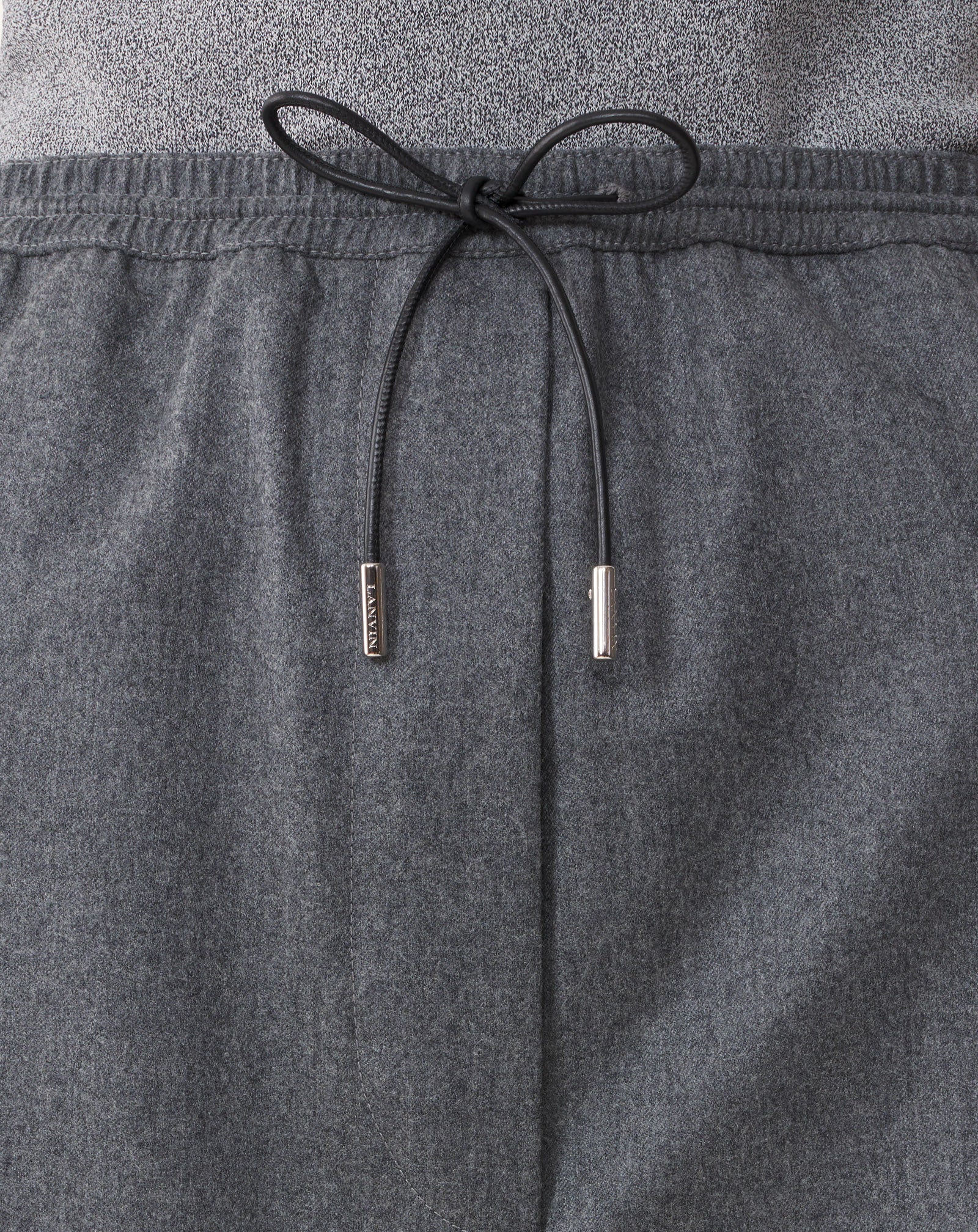 WIDE PANTS IN WOOL FLANNEL - Image 5