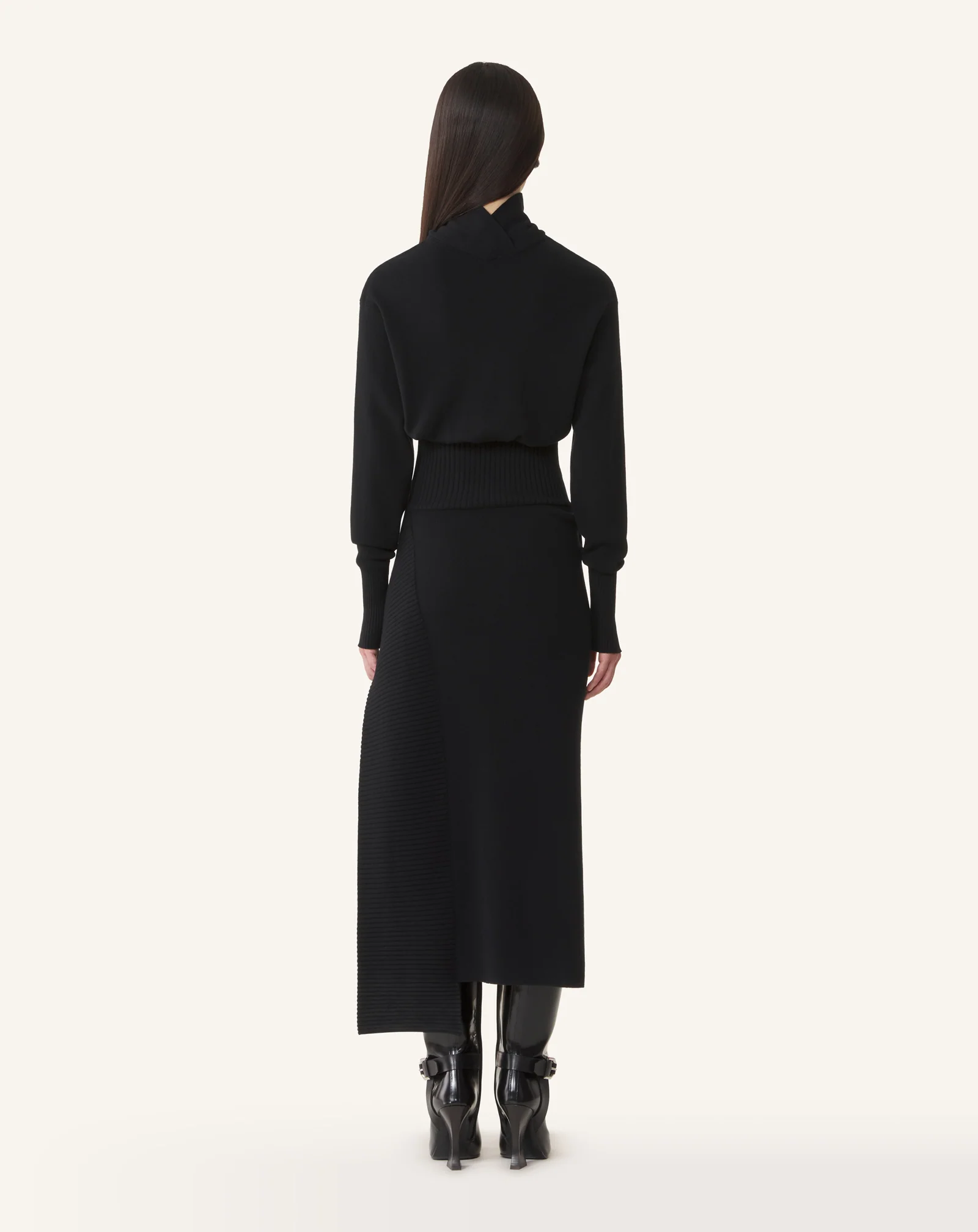 WOOL AND CASHMERE MIDI DRESS - Image 4